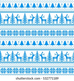 New Year's Christmas pattern pixel