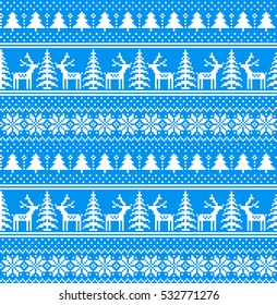 New Year's Christmas pattern pixel