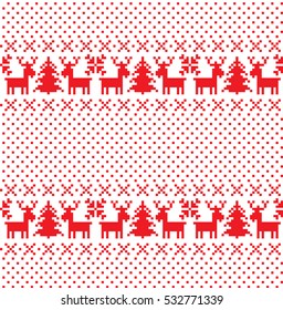 New Year's Christmas pattern pixel