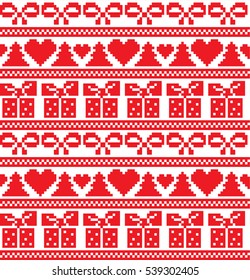 New Year's Christmas pattern pixel