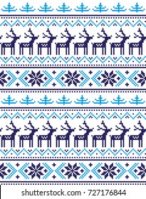 New Year's Christmas pattern pixel