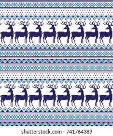 New Year's Christmas pattern pixel