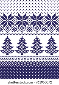 New Year's Christmas pattern pixel