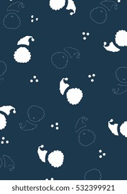 New Year's Christmas pattern. Vector 