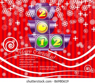 New Year's congratulatory background