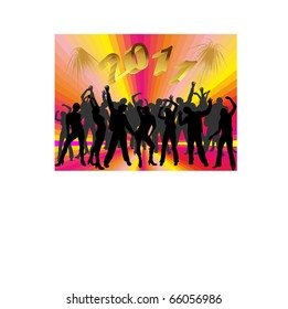 new years eve 2011 - vector