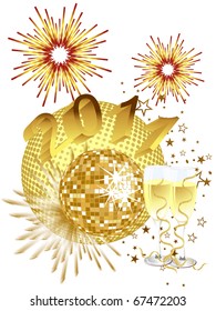 new years eve 2011 - vector