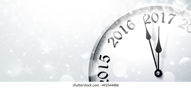  Silvester 2017. Vektorgrafik