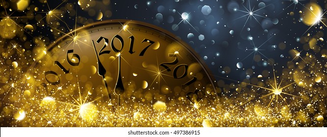  New Year's Eve 2017. Vector illustration