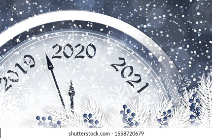 New Year's Eve 2020. Vector.