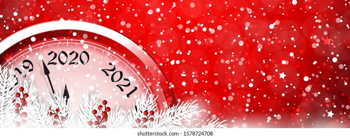 New Year's Eve 2020. Vector illustration.