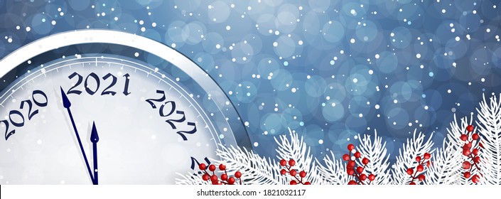 New Year's Eve 2021. Vector illustration.