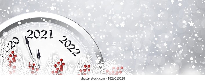 New Year's Eve 2021. Vector illustration.