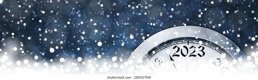 New Year's Eve 2023. Vector illustration.	