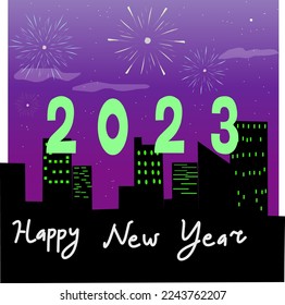 new year's eve design 2023
