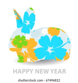 New Year's Eve greeting card
