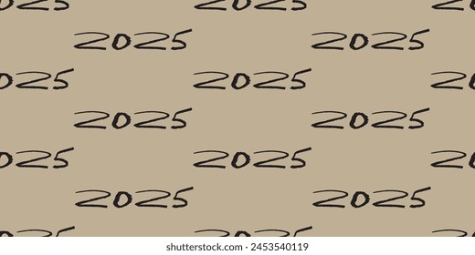 new year's eve. holiday. 2025. the coming year. The year of the snake. snake. black lines. The color of the room is black. Year 2025. year. seamless pattern. the pattern. seamless.beautiful background