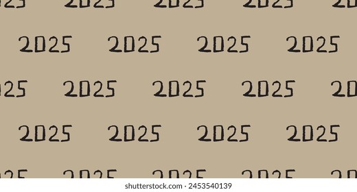 new year's eve. holiday. 2025. the coming year. The year of the snake. snake. black lines. The color of the room is black. Year 2025. year. seamless pattern. the pattern. seamless.beautiful background