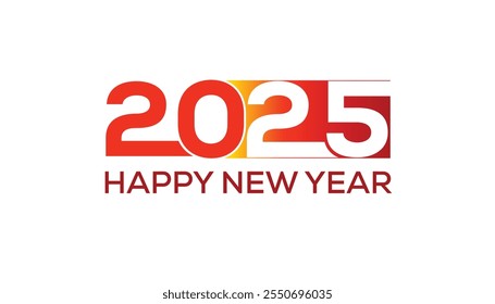 New Year's Eve. holiday. 2025. the coming year. The Year of the 2025. The colors are red and Yellow. Year 2025. year. a big celebration. pattern. the title.