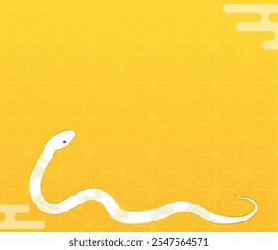 Primeiro banner do Ano Novo para o Ano da Cobra 2025, Ilustração Vetorial