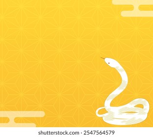 Primeiro banner do Ano Novo para o Ano da Cobra 2025, Ilustração Vetorial