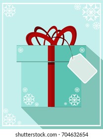New Year's gift New Year's box flat