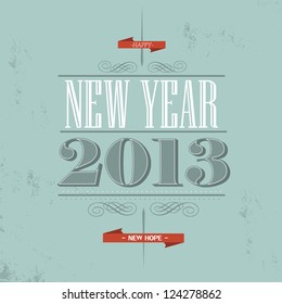 New Years gift card