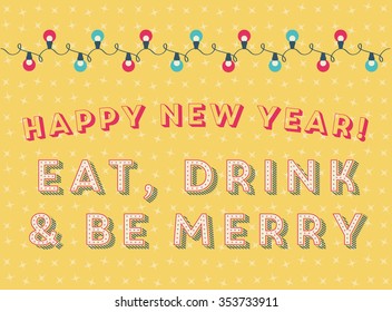 New Year's Greeting Card
