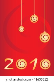 New Year's greeting card