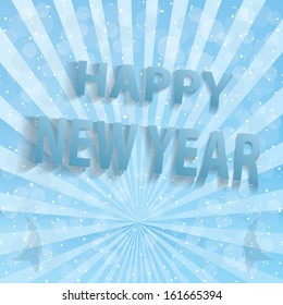 New years  Greeting Card. Merry Christmas lettering, vector illustration