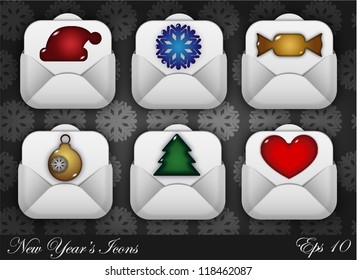 New Year's Icons