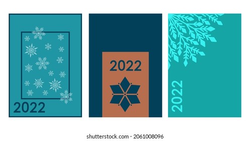 new year's illustration, notebook cover, postcard, flat graphics, new year 2022, vector illustration