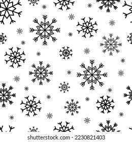 New Year's illustration of a snowflake pattern