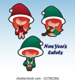 new year's label