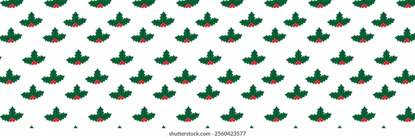 New Year's leaves pattern on transparent background ,