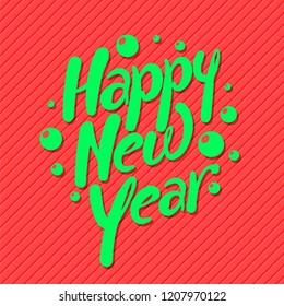New Year's Lettering
