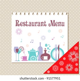 New Year's menu restaurant