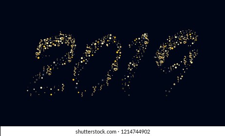 New Year's numbers Bright idea of the element of the design of packaging, wallpaper, covers, printing, holiday