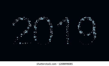 New Year's numbers The modern idea of the design element of packaging, wallpaper, covers, printing, holiday