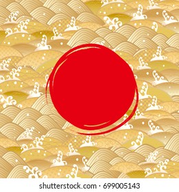 New Year's pattern in Japan