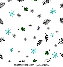 New Year's pattern. Vector
