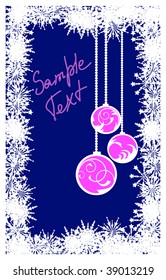 new years postcard