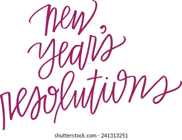 New Year's Resolutions