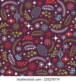 New Year's seamless background