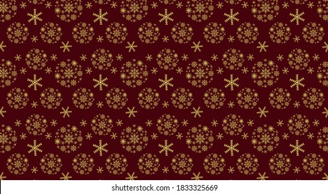 New year's seamless patterns on a dark background