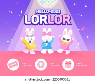 New Year's Shopping Event Template
