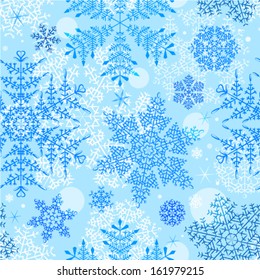 New Year's snow pattern