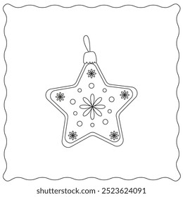 Dibujo para colorear de tema de Año Nuevo para niños