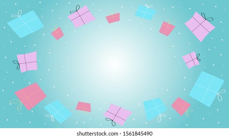New Year's themed winter illustrations