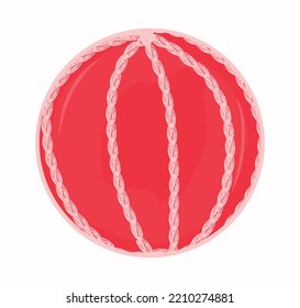 New Year's toys red green on a white background